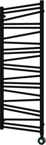 Radiátor elektrický SAT Lilon 133,5x50 cm čierna matná SATRALI1335500EBL