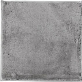Kúpeľňová predložka Králik 50x50 cm, strieborná%