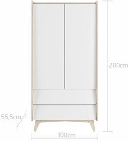 Bellamy Retro skriňa Sixty - 2 dverová