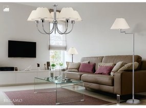 Jupiter 1586 - BG P L CH - Stojacia lampa BEGAMO E27/60W