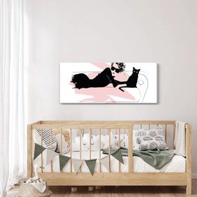 Obraz - Fashion lady (120x50 cm)