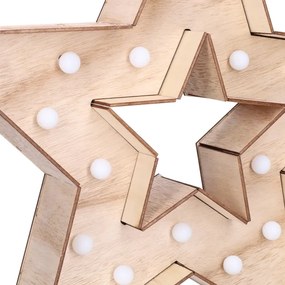 Brilagi - LED vianočná dekorácia LED/2xAA 38x40 cm hviezda