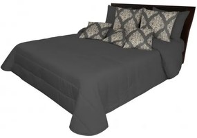 Tmavo sivý posteľný prehoz do spálne Šírka: 170 cm | Dĺžka: 210 cm