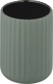 Zelený keramický pohárik na kefky Wenko Belluno