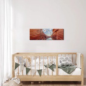 Obraz - Vermilion Cliffs Arizona (s hodinami) (90x30 cm)