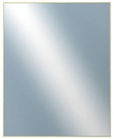 DANTIK - Zrkadlo v rámu, rozmer s rámom 80x100 cm z lišty Hliník zlatá lesklá (7001001)