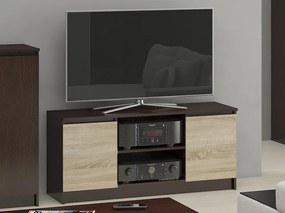 TV stolík Darian (wenge + dub sonoma). Vlastná spoľahlivá doprava až k Vám domov. 1069383