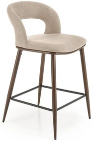 Barová Stolička H114 béžová/orech