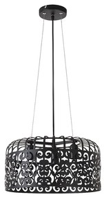 Rabalux 2158 - Luster ALESSANDRA 3xE27/60W/230V čierna