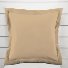 Biante Dekoračná obliečka na vankúš s lemom Rongo RG-040 Kávová hnedá 50 x 60 cm