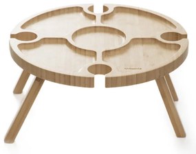 Servírovací stolík BAMBOU hnedý 892603