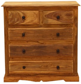 Komoda Jali 90x90x45 z indického masívu palisander Natural