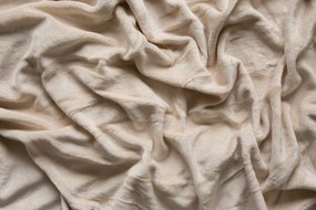 Jerry Fabrics Hrejivé prestieradlo mikroflanel 180x200 cm - Smotanová