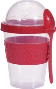 Téglik na jogurt s lyžičkou, 600 ml%