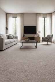 ITC, Koberec metráž Ferrara 7751, na mieru, šíře 5m, hnedá, filc, detská izba