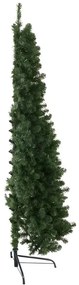Umelý vianočný polovičný stromček, 160 LED- ov, 180 cm 340 vetiev