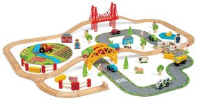 Bigjigs - S dedinskou cestou 80 dielov