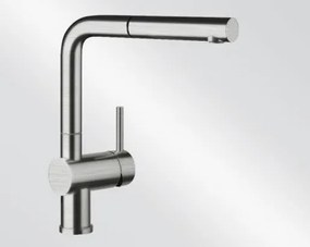 Blanco LINUS-S drezová batéria s vyťahovacou sprškou pvd steel 526242