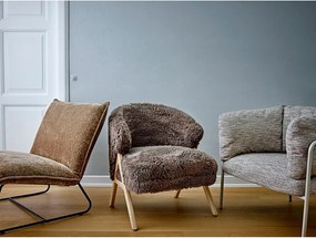 Sivobéžové kreslo Karel – Bloomingville