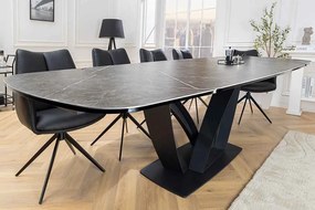 Rozťahovací keramický stôl Vallerina 180-220-260 cm grafit