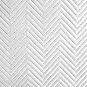 Dekorstudio Zamatový prehoz na posteľ SOFIA v bielej farbe Rozmer prehozu (šírka x dĺžka): 220x240cm