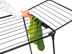 Matne čierny sušiak na bielizeň 18 m HangOn Too – Brabantia