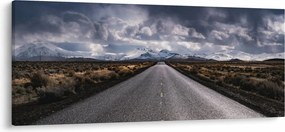 Obraz cesty v púšti (120x50 cm)
