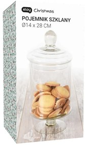 Sklenená nádoba na potraviny Poly, 26x14 cm