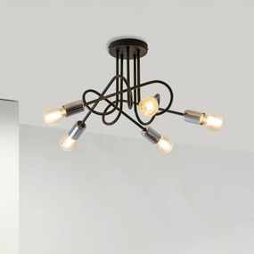 Luster prisadený OXFORD 5xE27/15W/230V