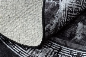 Koberec MIRO 51199.807 mramor / grécky, čierny / biely kruh