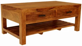 furniture-nabytek.cz - Konferenčný stolík drevený z masívu palisander 110x60x45