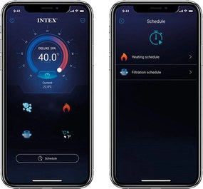 Intex | Vírivý bazén Pure Spa - Jet & Bubble Deluxe HWS 6 + výhodný set príslušenstva | 19900147