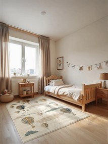 Hanse Home, Detský koberček Adventures 106209 Cream Multicolor, 120x170, viacfarebná, detská izba