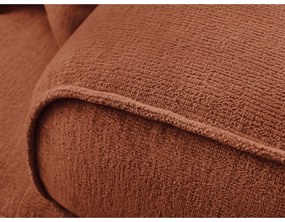 Terakotová ženilková pohovka 237 cm Whesley – Bobochic Paris