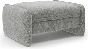 Svetlosivá ženilková podnožka Georgia – Micadoni