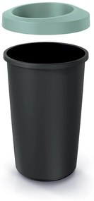 Odpadkový kôš kompaktný svetlozelený/čierny