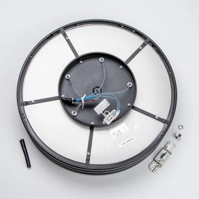 Brilagi - LED krištáľové stropné svietidlo VELURE 5xE14/40W/230V čierne