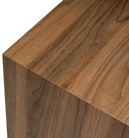 Dizajnový odkladací stolík Taliesin 45 cm vzor orech