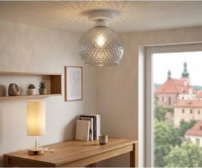 BRILAGI - LED stropné svietidlo R GLASS 1xE27/60W/230V priemer 18 cm biela/dymovošedá