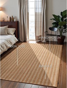 Béžový ručne tkaný jutový koberec 160x230 cm Harvest Amber – Elle Decoration