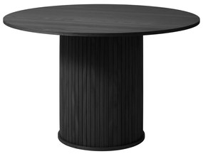NOLA JEDÁLENSKÝ STÔL - Ø120 cm black oak