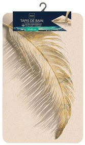 Svetlohnedá kúpeľňová predložka 50x80 cm Angelica – douceur d'intérieur