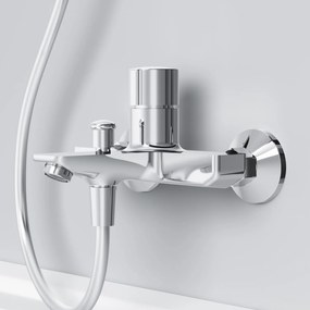 Vaňová a sprchová batéria AM.PM X-Joy FXT10500 TouchReel, jednopáková, chróm