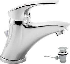 Novaservis, Umyvadlová baterie s výpustí Metalia 57 chrom, 57001-0