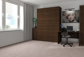 Nabytekmorava Sklápacia posteľ VS 21054, 200 x 160cm Typ farebného prevedenia: Orech / dvere orech