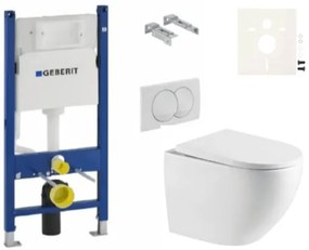 Závesný wc set do ľahkých stien / predstenová SAT SIKOGESREX67D01, 1 ks