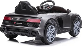 LEAN CARS Elektrické autíčko Audi R8 Lift A300 strieborné