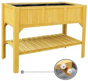 Habau Vyvýšený záhon s odkladacou plochou (prírodná)  (100274945)