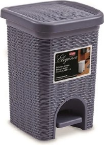 STEFANPLAST Kôš na odpadky do kúpeľne Elegance 6 l, modrý