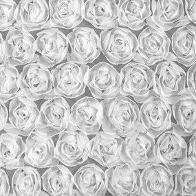 ZÁCLONA NA PÁSKE EVA MINGE ROSES1 140X270 CM BIELA